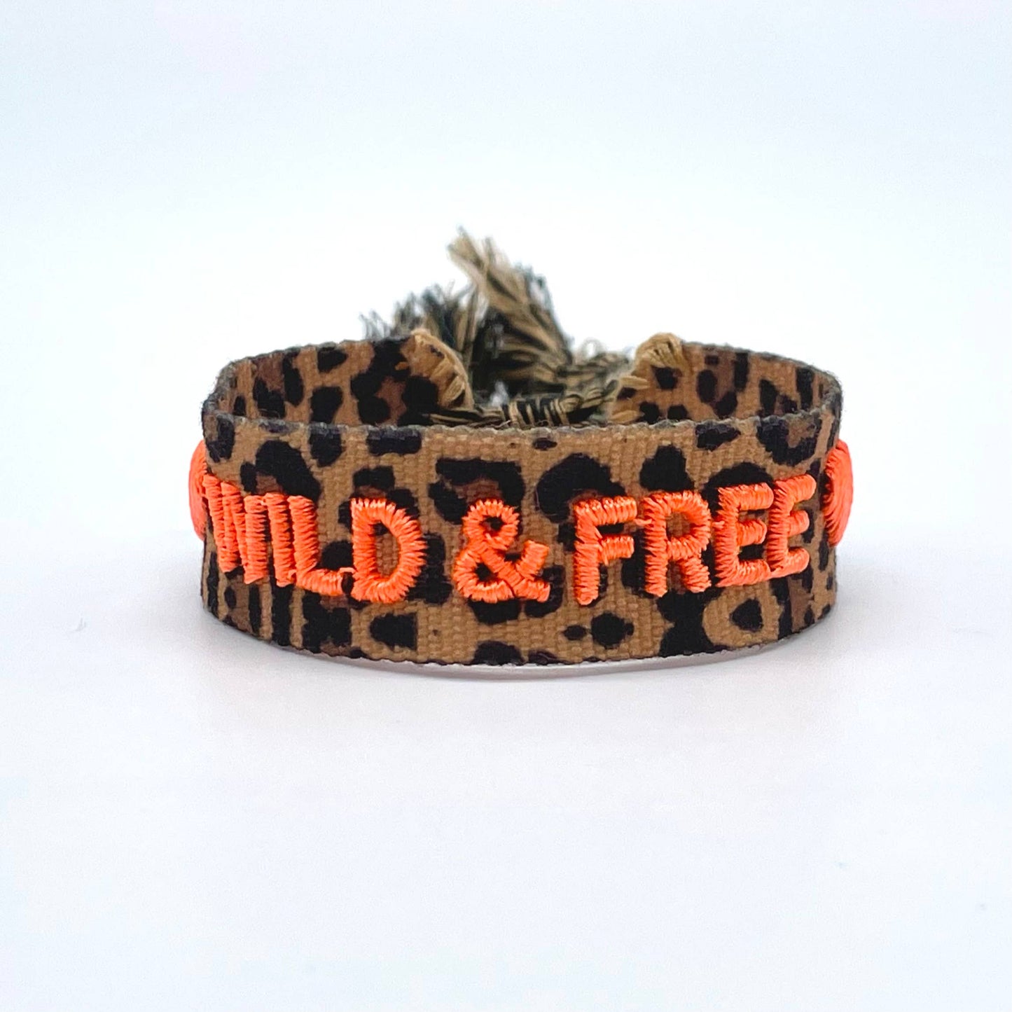 Parsley & Pepper - Wild & Free armband luipaard/ oranje