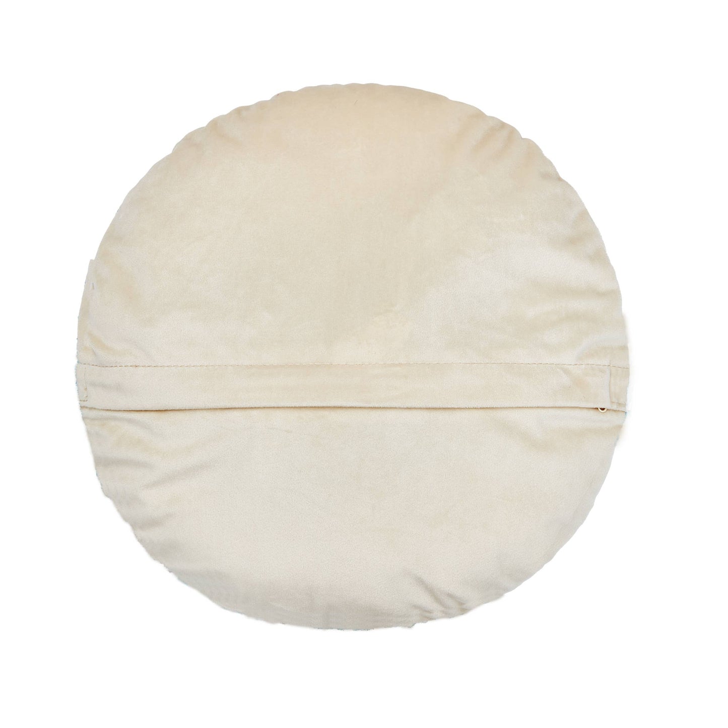 Peking Handicraft - Crocheted Round Cushion Good Luck