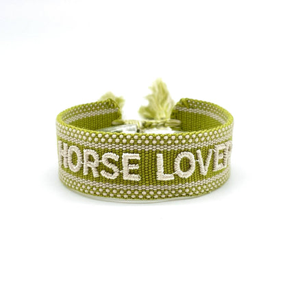 Parsley & Pepper - Horse Lover Armband Olive/Sand