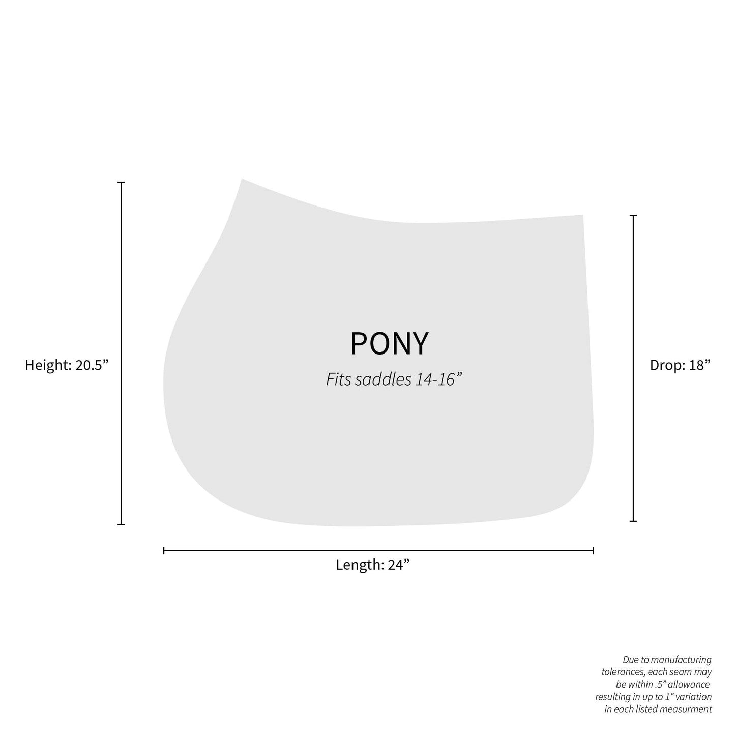 Dapplebay - Autumn Toile pony saddle pad