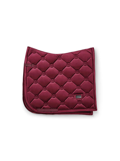 Equestrian Stockholm - FW26 Merlot - Dressage Saddle Pad Velvet dressuurzadeldek