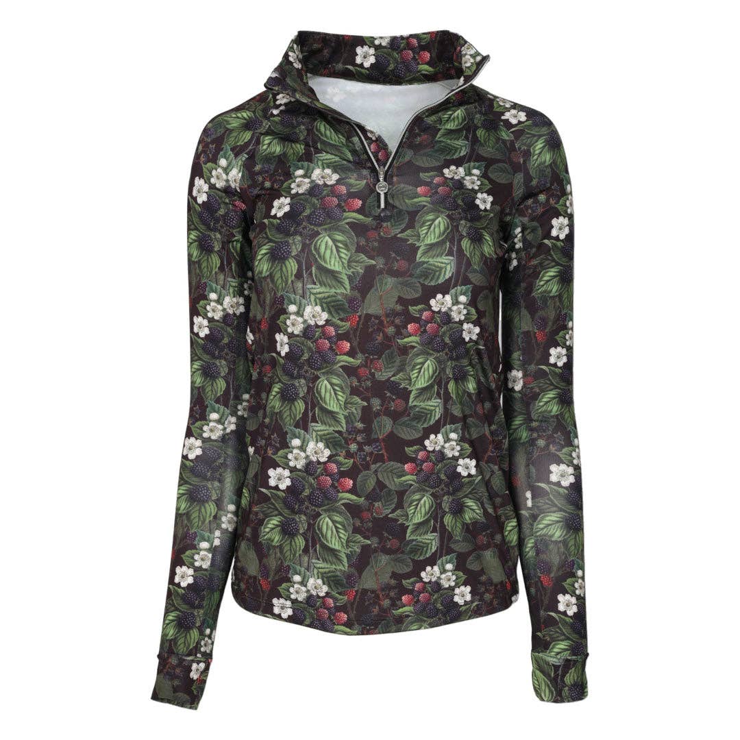 Dapplebay - Blackberry Daze long-sleeve riding top