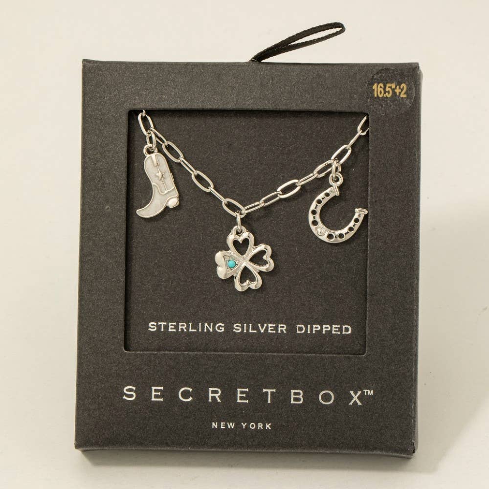 Fame - Western bedelketting goud/ zilver