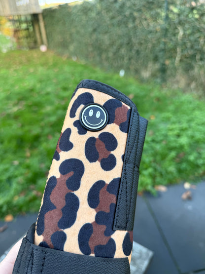 FMH - NeoPro the Leopard - Neoprene leg protectors boots for horses (various colors)