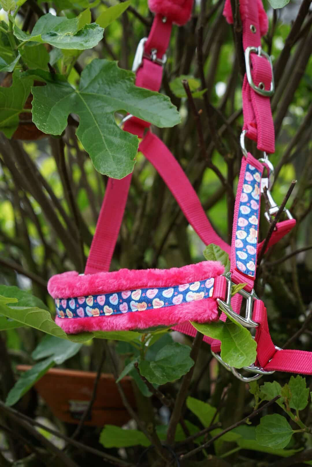 Happy Halsters x FMH - Licol Sweetheart Exclusive (fourrure) différentes couleurs