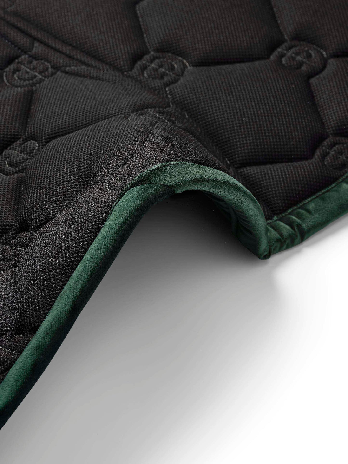 Equestrian Stockholm - FW26 Sycamore Green - Jump Saddle Pad Velvet springzadeldek
