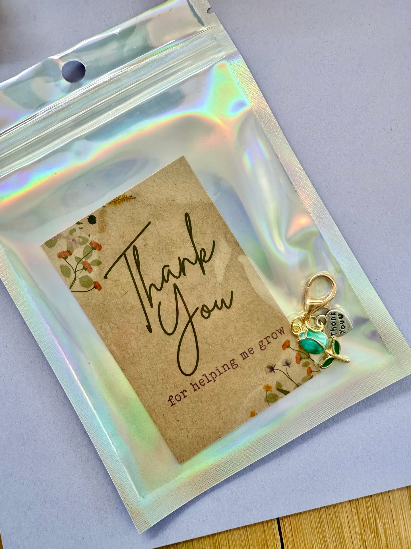 FMH - Glücksbringer Zaumzeug Charm Tulpe Danke