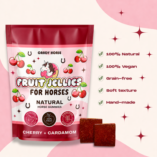 Candy Horse - Caramelle per cavalli Fruit Jellies Ciliegia & Cardamomo