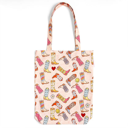 Callie Danielle - Western Cowgirl Boots tote bag
