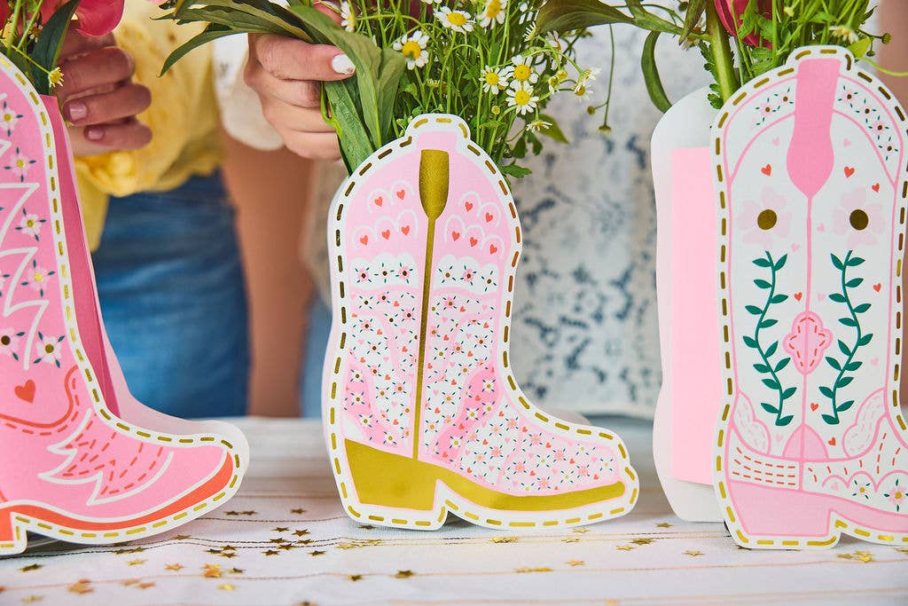 Packed Party - Boot Scoot Blooms Pop-Up Vaas Overtrekken