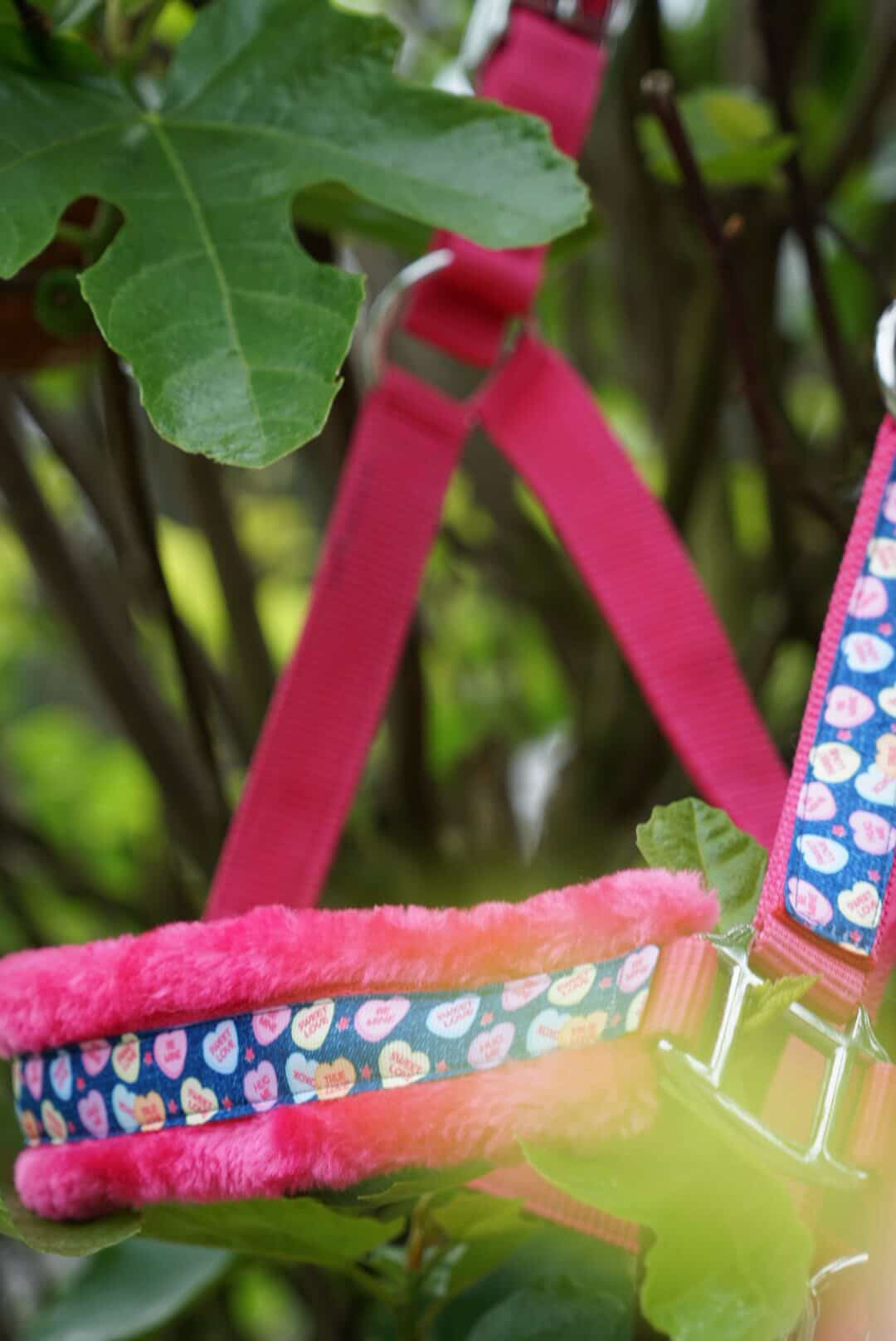 Happy Halsters x FMH - Licol Sweetheart Exclusive (fourrure) différentes couleurs