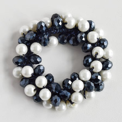 FMH - Glitterelastiek Pearl Party parels en glitterkralen (div. kleuren)