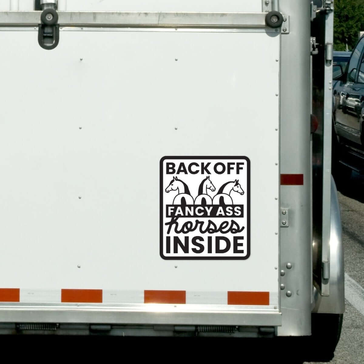 Dapplebay - Fancy Ass Horses Horse Trailer Sticker