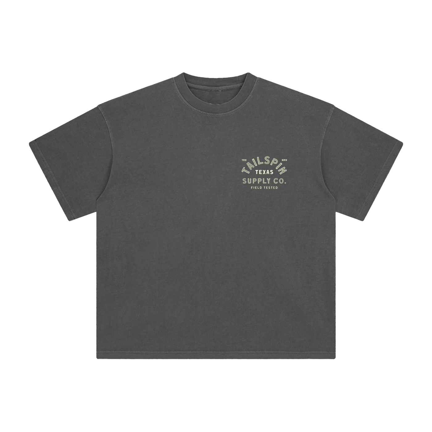 Tailspin - T-shirt unisexe gris foncé Off Duty Cowboy