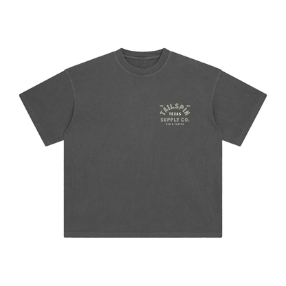 Tailspin - Off Duty Cowboy donkergrijs unisex shirt