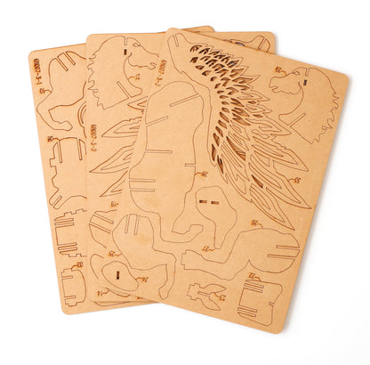 Graine Creative - 3D houten model Eenhoorn