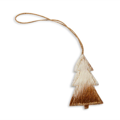 Myra Bag - Kerstboom Haar-op-Huid Ornamentenset In Bruin