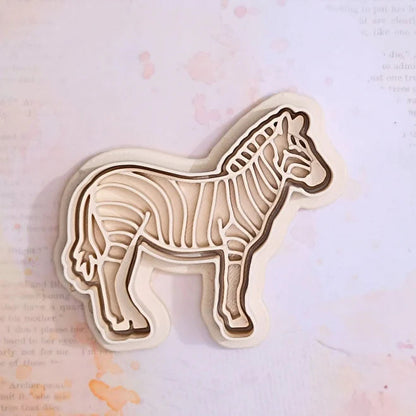 TwoBearsCC - Ausstecher Zebra