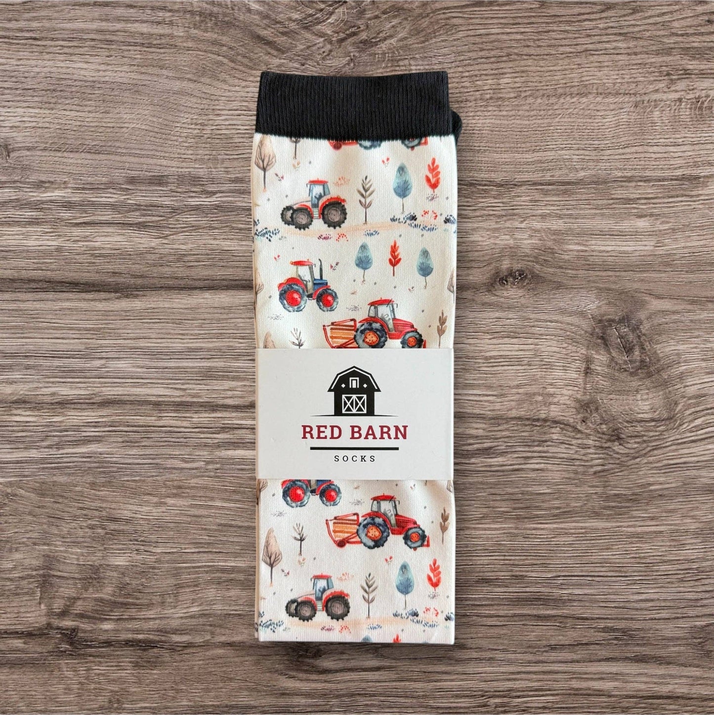 Red Barn - Laarzen sokken rijsokken Tractor Tracks