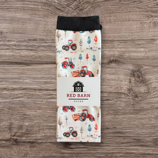 Red Barn - Laarzen sokken rijsokken Tractor Tracks