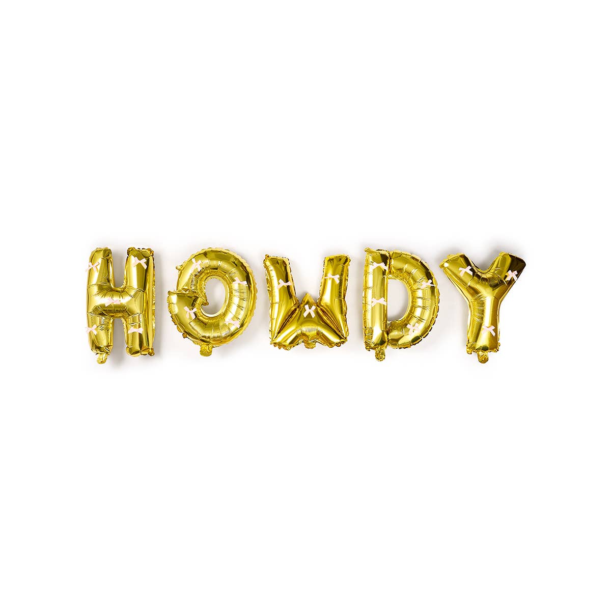 Packed Party - Howdy foliebalonnen Ballonbanner
