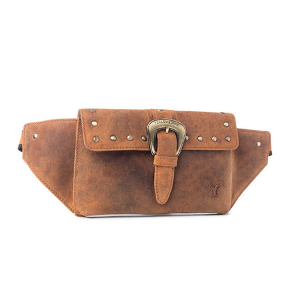 Myra Bag - Yellowstone High Plains Leder-Hüfttasche mit Schnalle