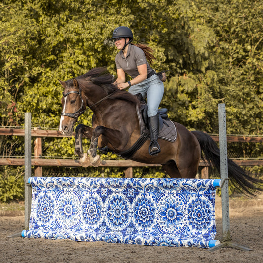 Jumpbanners - Hinderniszeil Rocket Delftsblauw