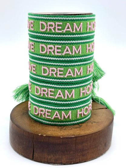 Parsley & Pepper - Love Dream Hope Armband Grün/Hellrosa