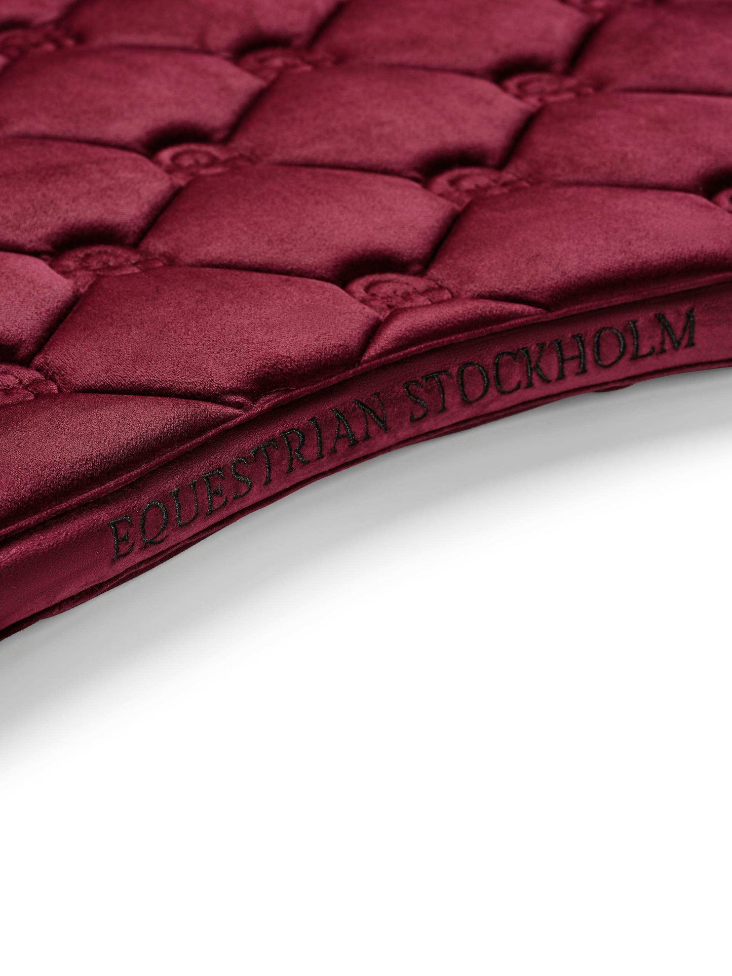 Equestrian Stockholm - FW26 Merlot - Jump Saddle Pad Velvet springzadeldek