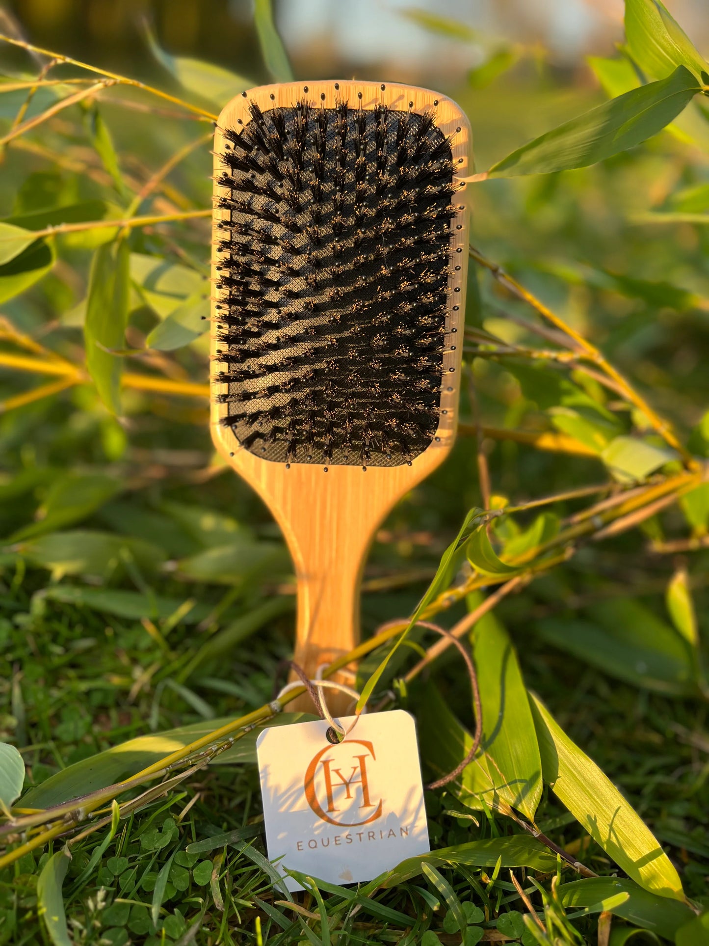 CleanYourHorse - Pure Bamboo Mane & Tail Brush Manenborstel