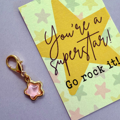 FMH - Lucky Charm Bridle Charm Star Pastel
