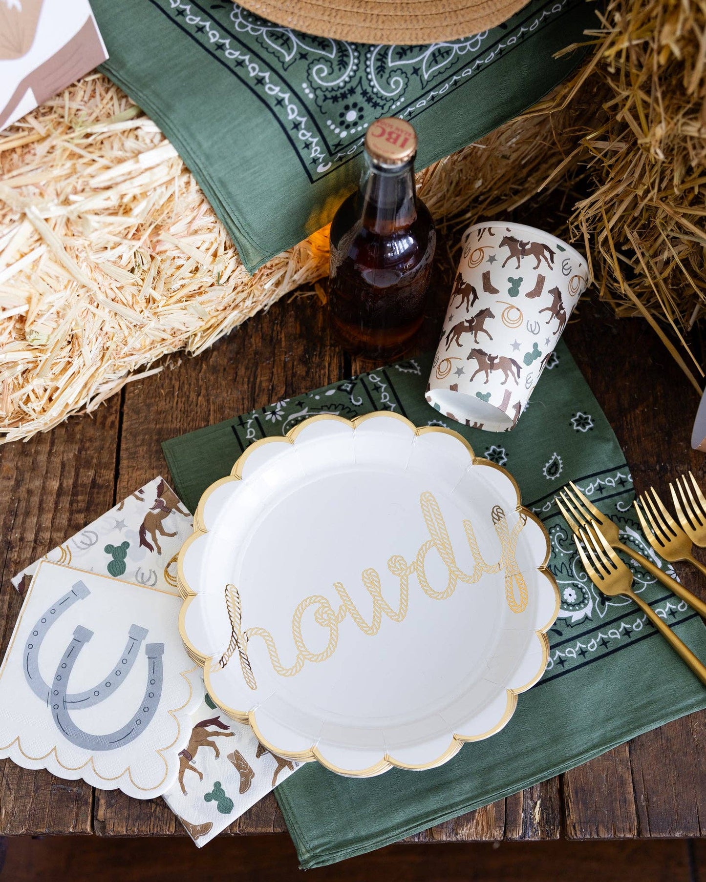 My Mind’s Eye - Howdy paarden papieren servetten