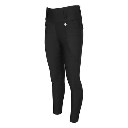 Dapplebay - Winter Essential Full Seat Tights zwart warme fleece rijlegging