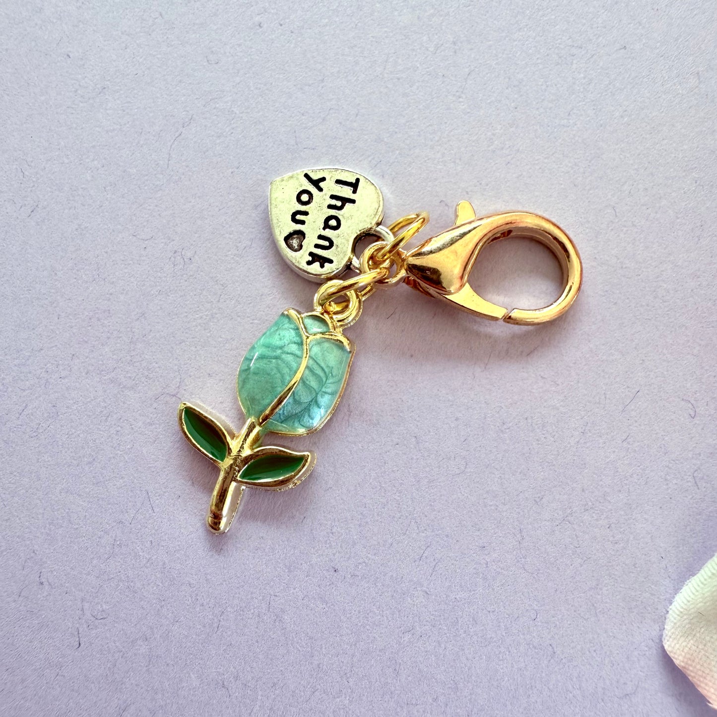 FMH - Glücksbringer Zaumzeug Charm Tulpe Danke