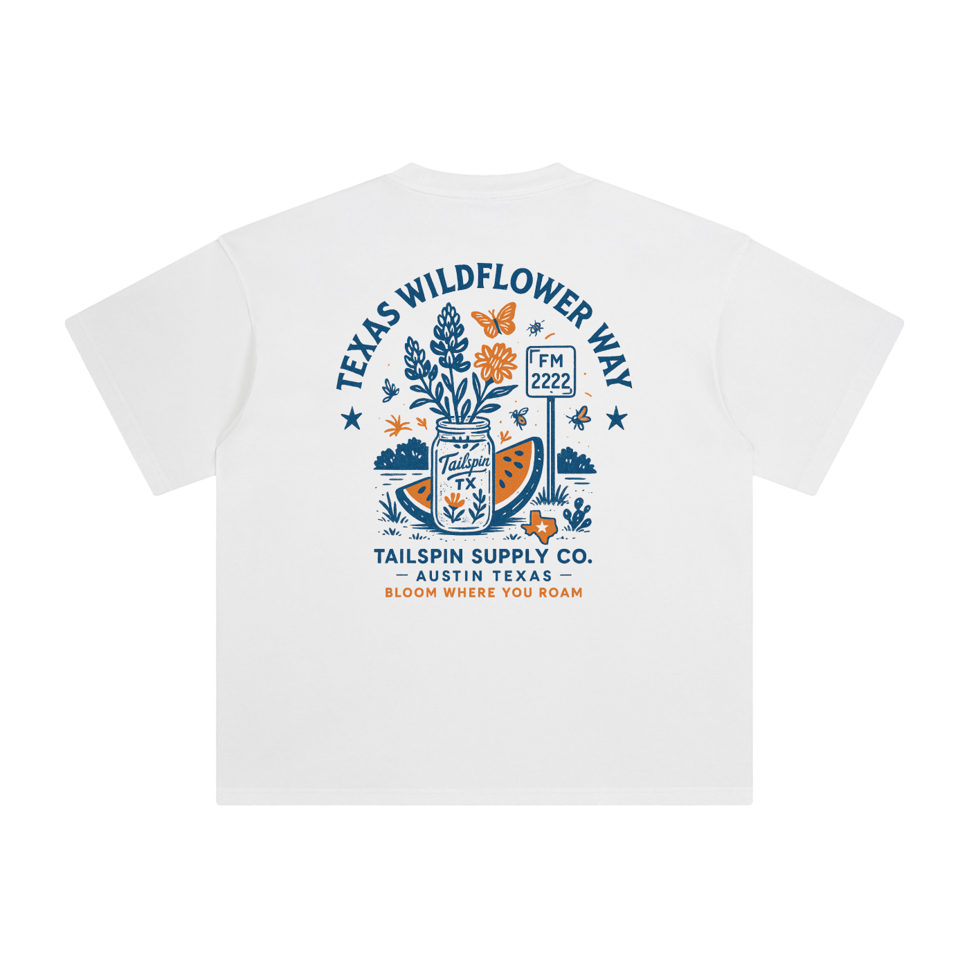 Tailspin - Texas Wildflower Way T-shirt unisex