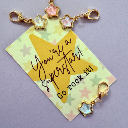 FMH - Lucky Charm Bridle Charm Star Pastel
