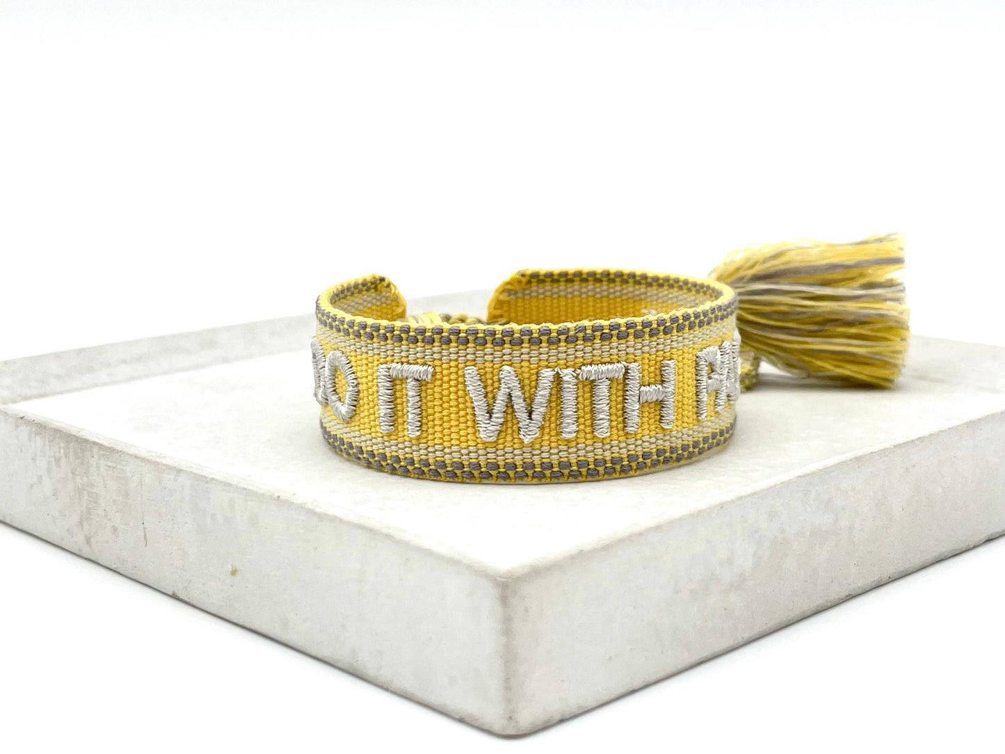 Parsley & Pepper - Do it with Passion armband geel/ zand