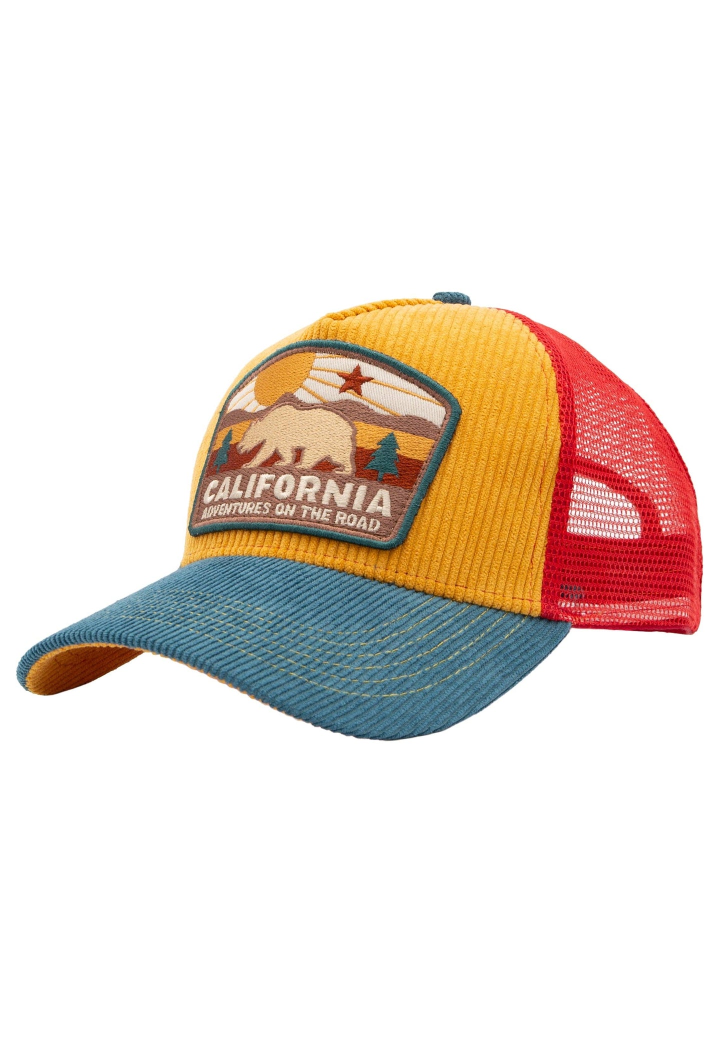 King Kerosin - Trucker Cap California Yellow/Red