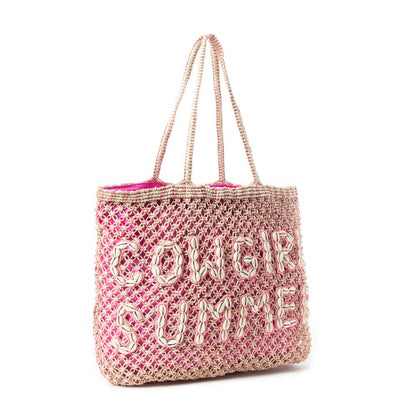 Myra bag - Cowgirl Summer Tote Bag roze
