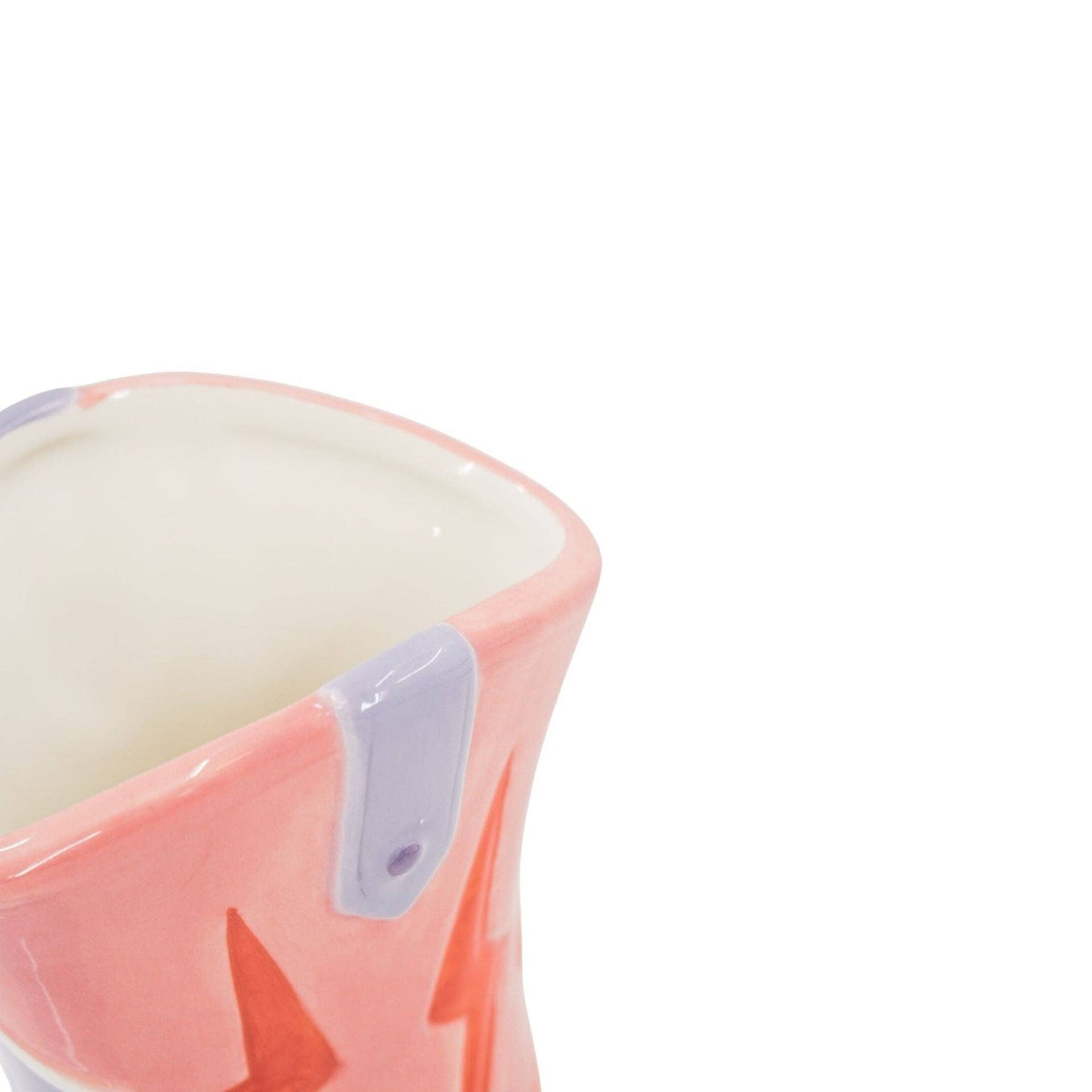 Housevitamin - Flower Vase, Boot Vase, Ceramic, Pink/Lilac