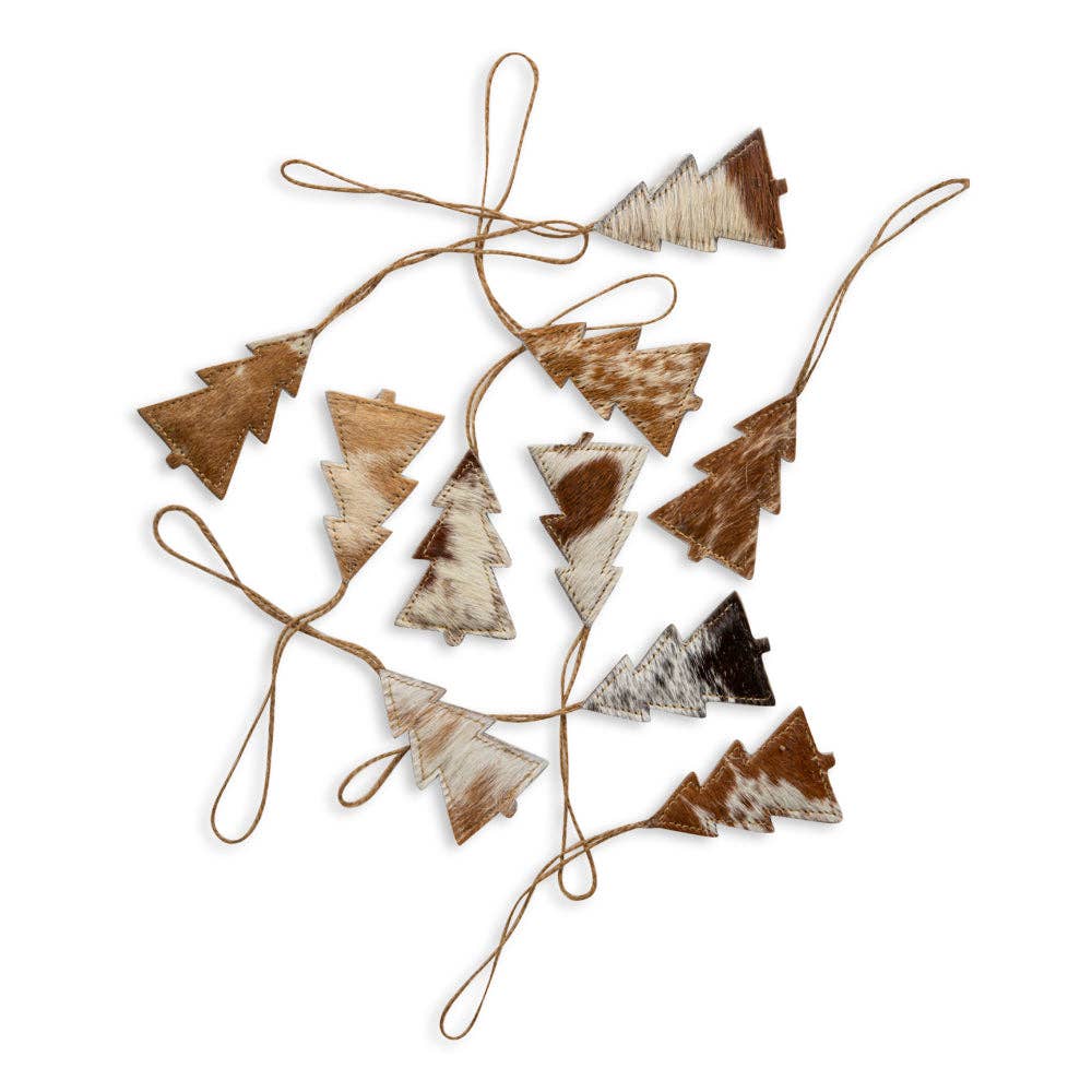 Myra Bag - Kerstboom Haar-op-Huid Ornamentenset In Bruin