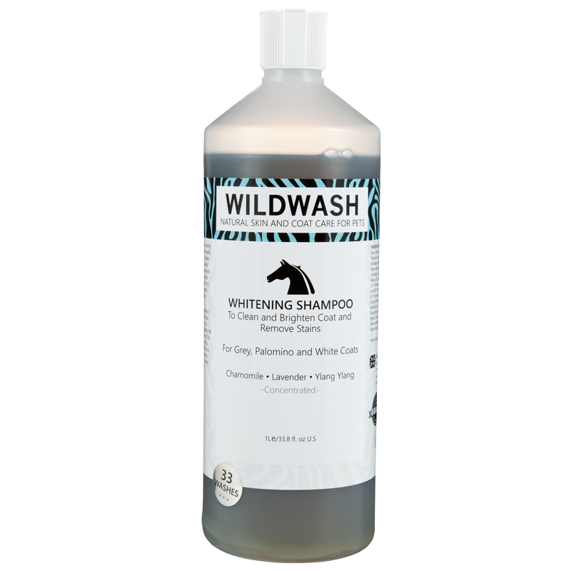 WildWash - Natuurlijke whitening paardenshampoo voor paarden 1L