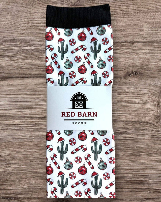 Red Barn - Laarzen sokken Merry Cactusmus! kerst rijsokken