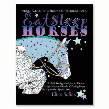 Kelley&Co - Eat Sleep Horses Kleurboek