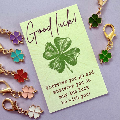 FMH - Lucky Charm Klavertje vier hoofdstelbedel Geluk