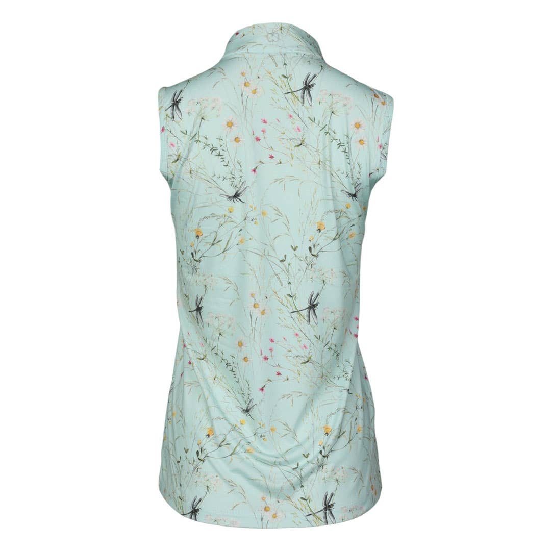 Dapplebay - Dragonfly Meadow zip rijshirt mouwloos