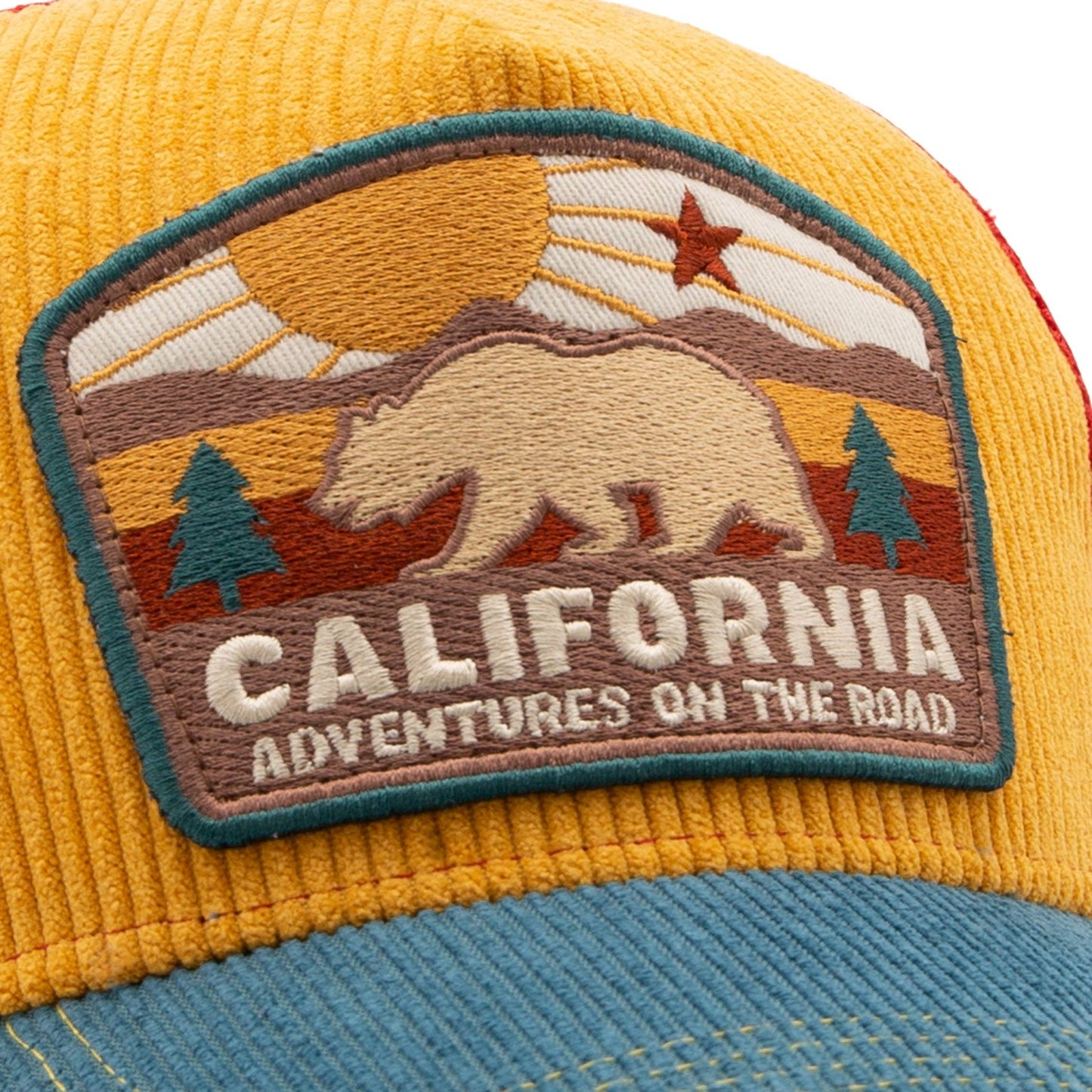King Kerosin - Trucker Cap California Yellow/Red