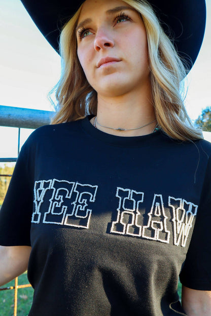 Merigold Kiss - Yee Haw SS Embroidered T-shirt