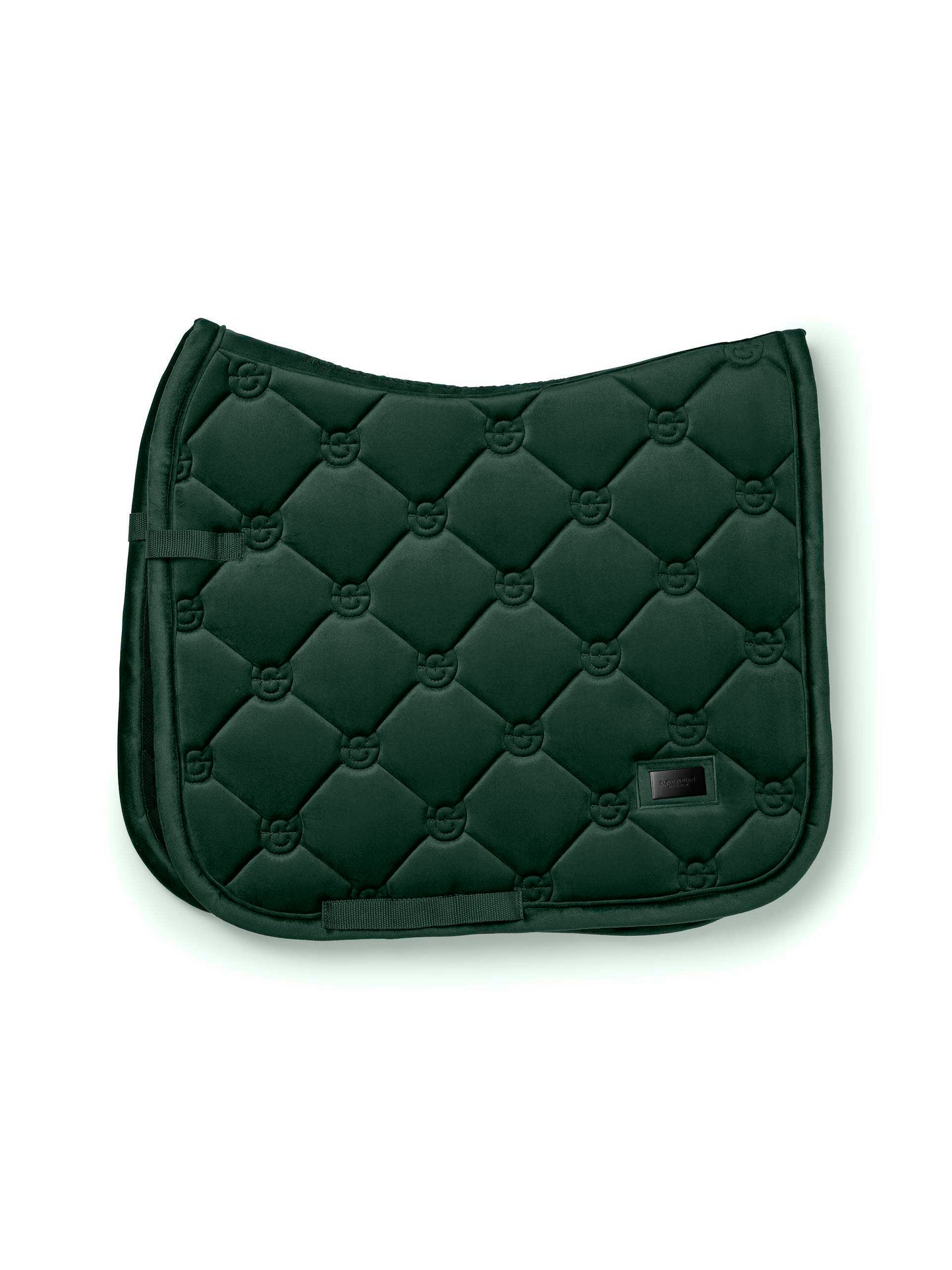 Equestrian Stockholm - FW26 Sycamore Green - Dressage Saddle Pad Velvet dressuurzadeldek
