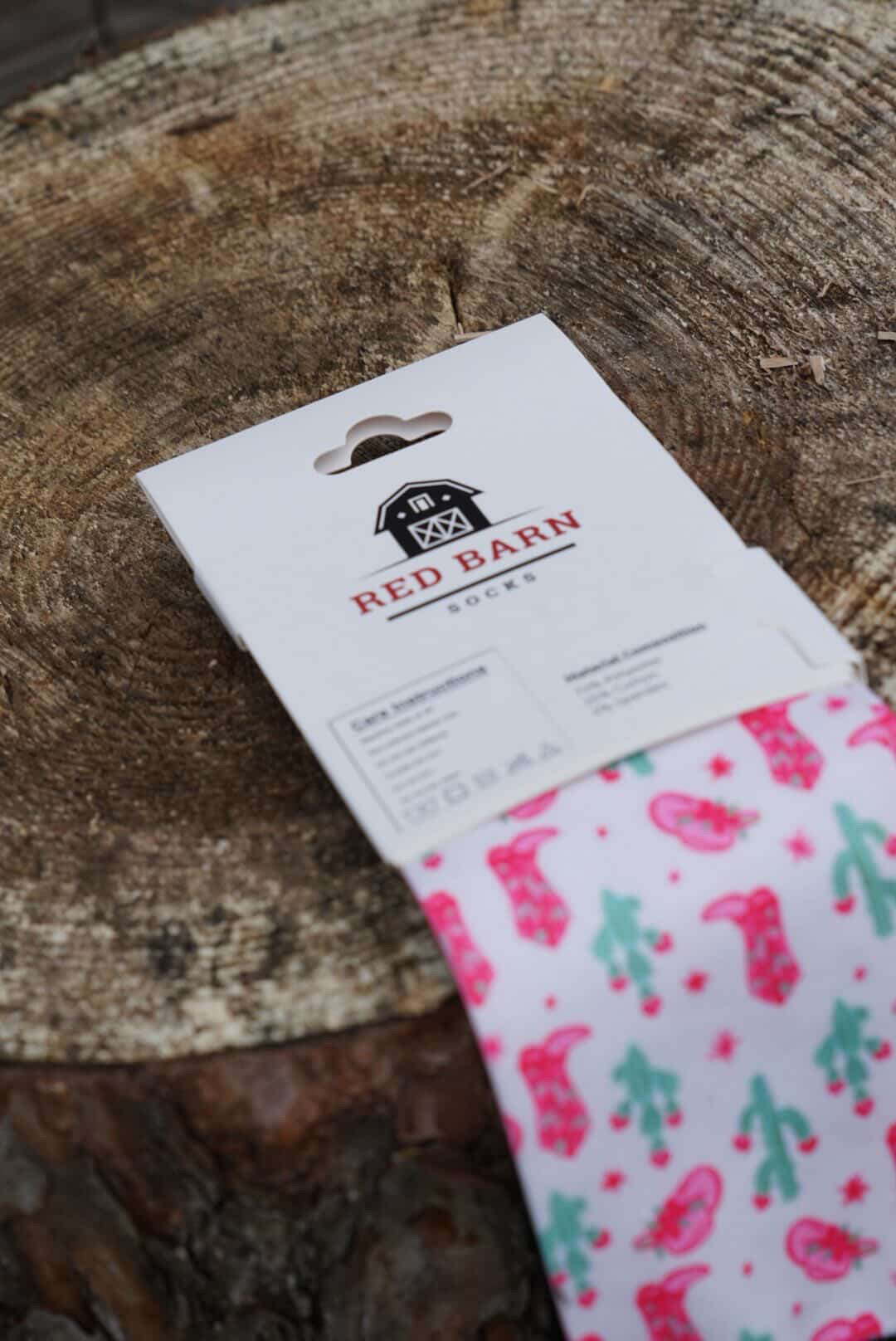 Red Barn - Calze per stivali calze da equitazione Cactus Crush